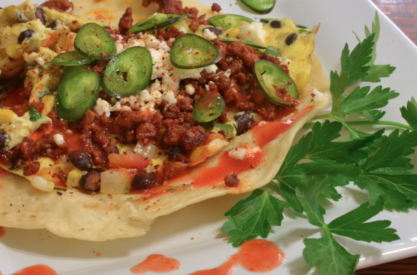 Foodista | Easy Mexican Breakfast: Chorizo and Eggs